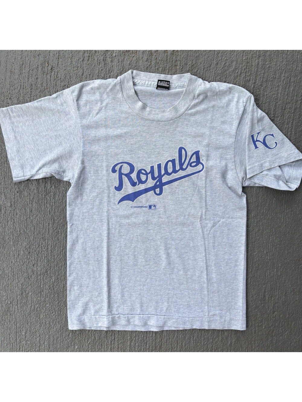 Vintage 90s Kansas City Royals MLB Baseball Shirt YOUTH Large 14-16